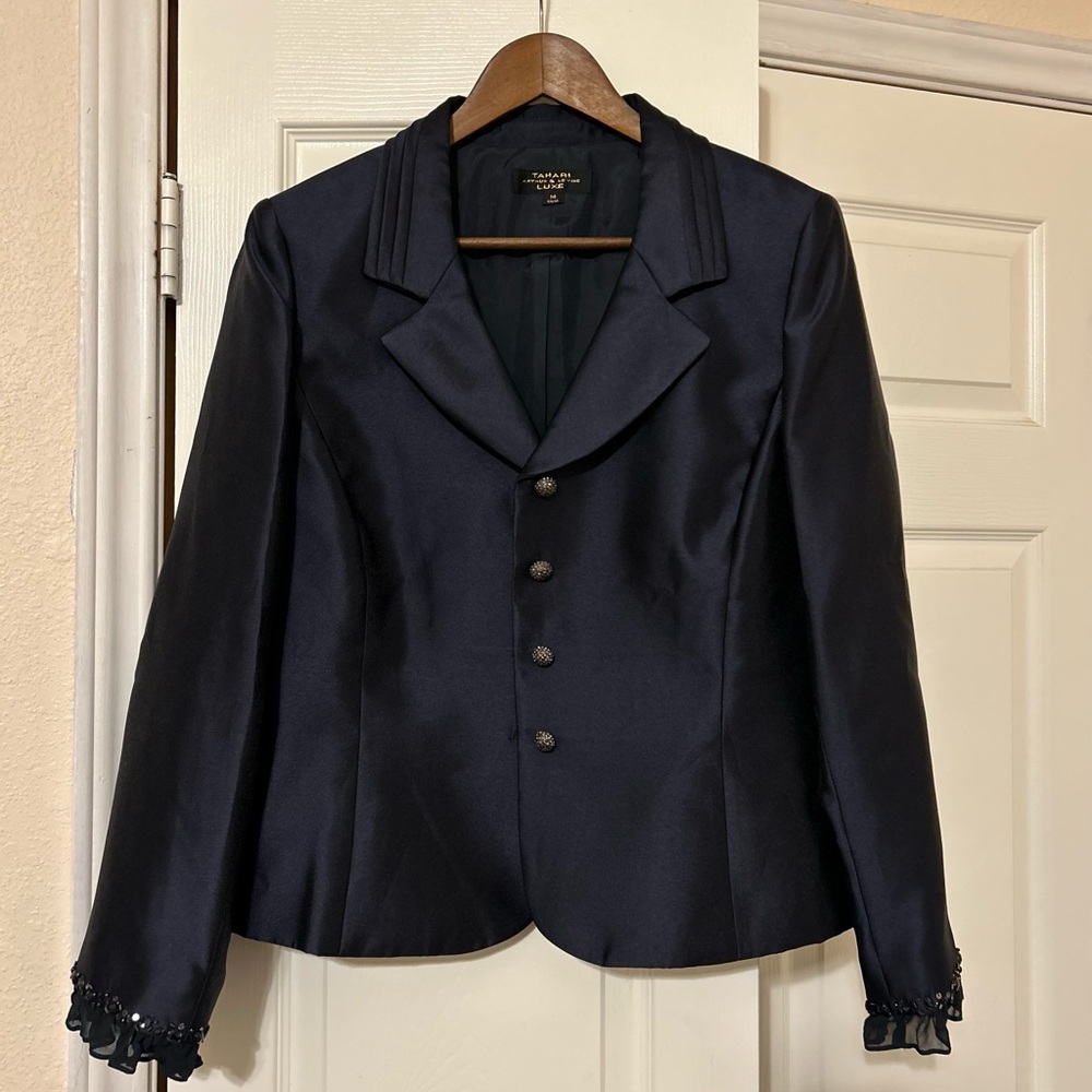 Tahari Navy Women's Blazer